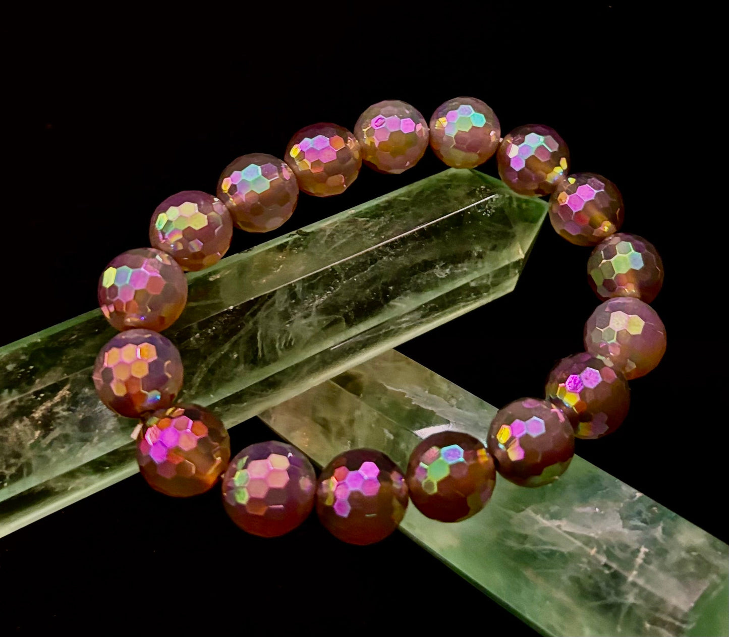 Wicked Glam Mystic Gray Agate Bracelet