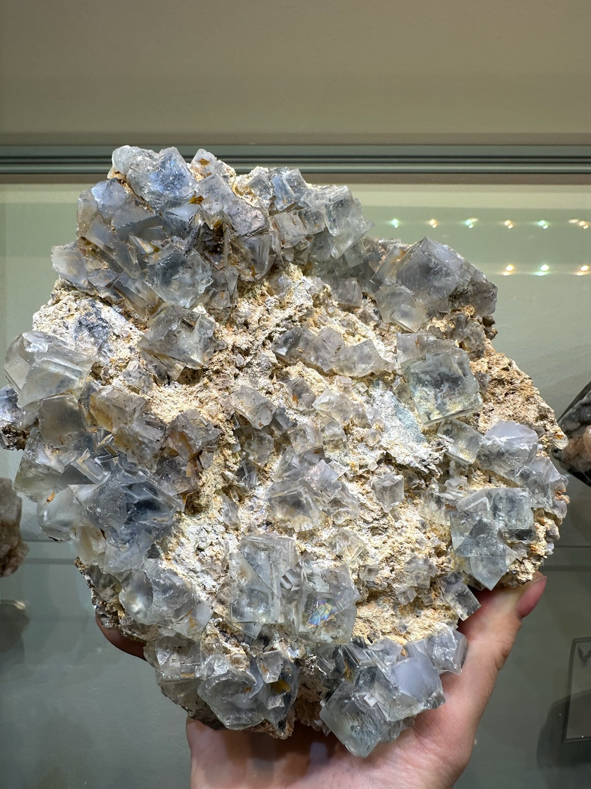 Blue Fluorite on Matrix 1.8 kg