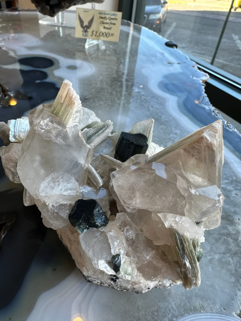 Blue Indicolite Tourmaline on Matrix from Nuristan, Afghanistan