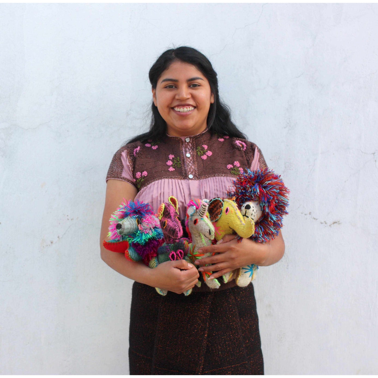 Lily the Unicorn: Repurposed Wool Boho Decor - Mexico
