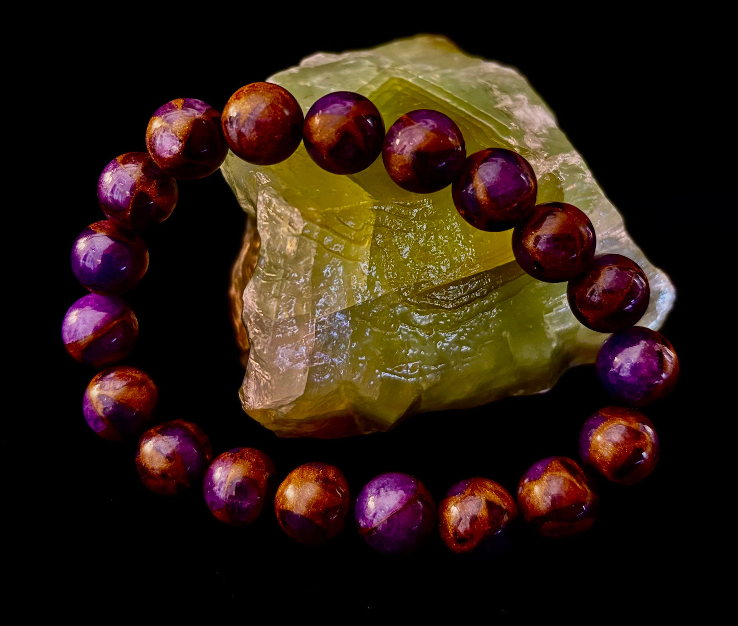 Purple Variscite Impression Bracelet