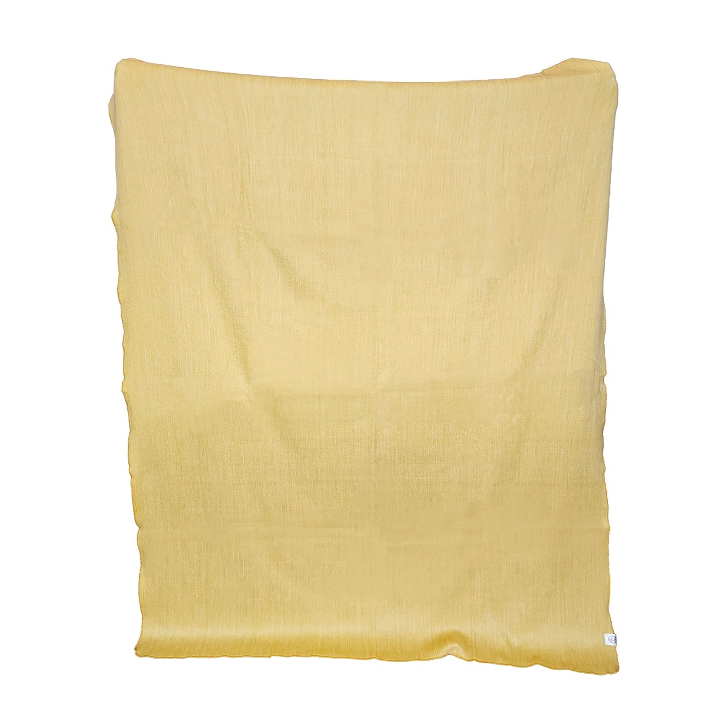 Reversible Alpaca Throw Blanket Handwoven From Ecuador - Daffodil & White - Kani Collection
