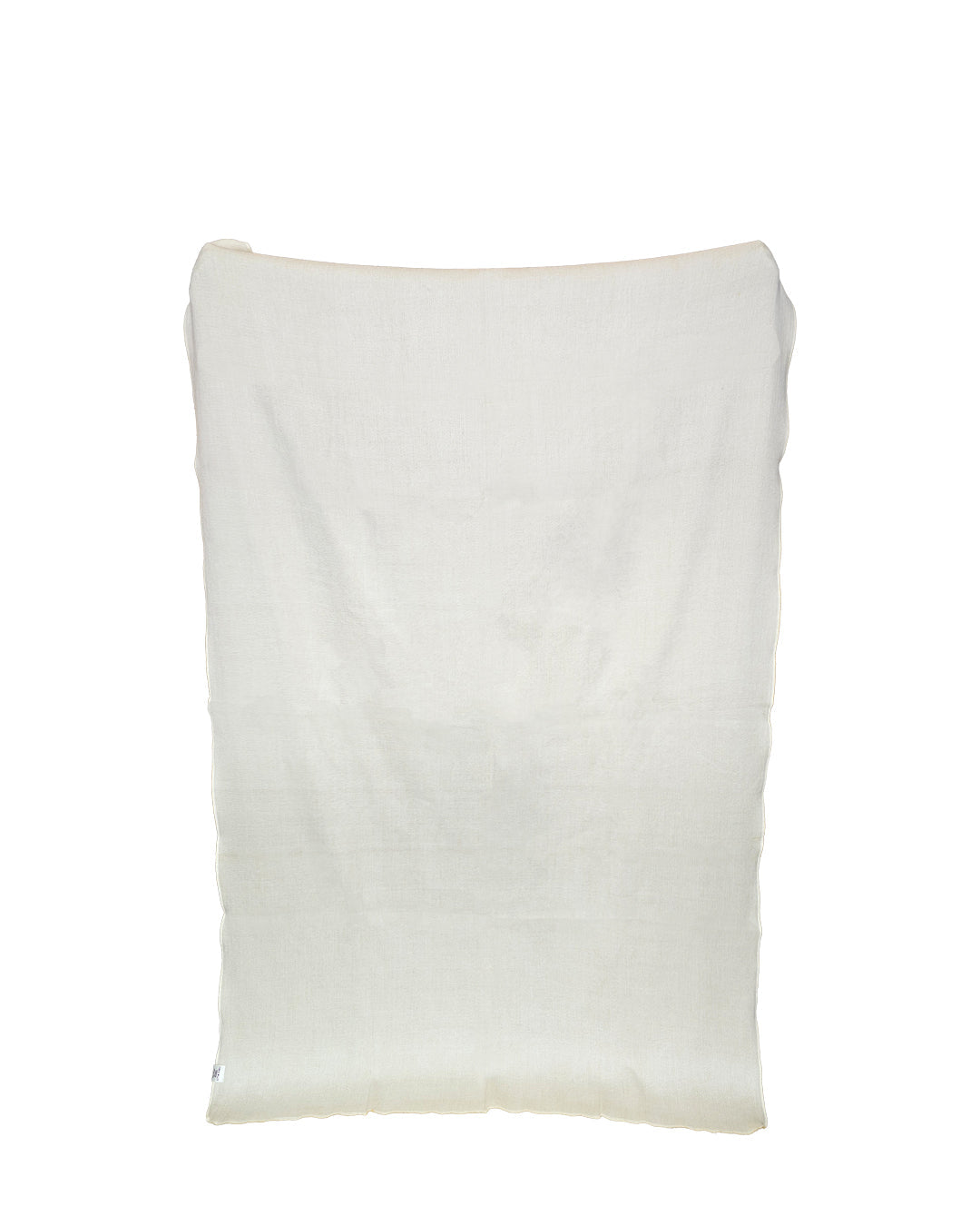 Reversible Alpaca Throw Blanket Handwoven From Ecuador - Daffodil & White - Kani Collection