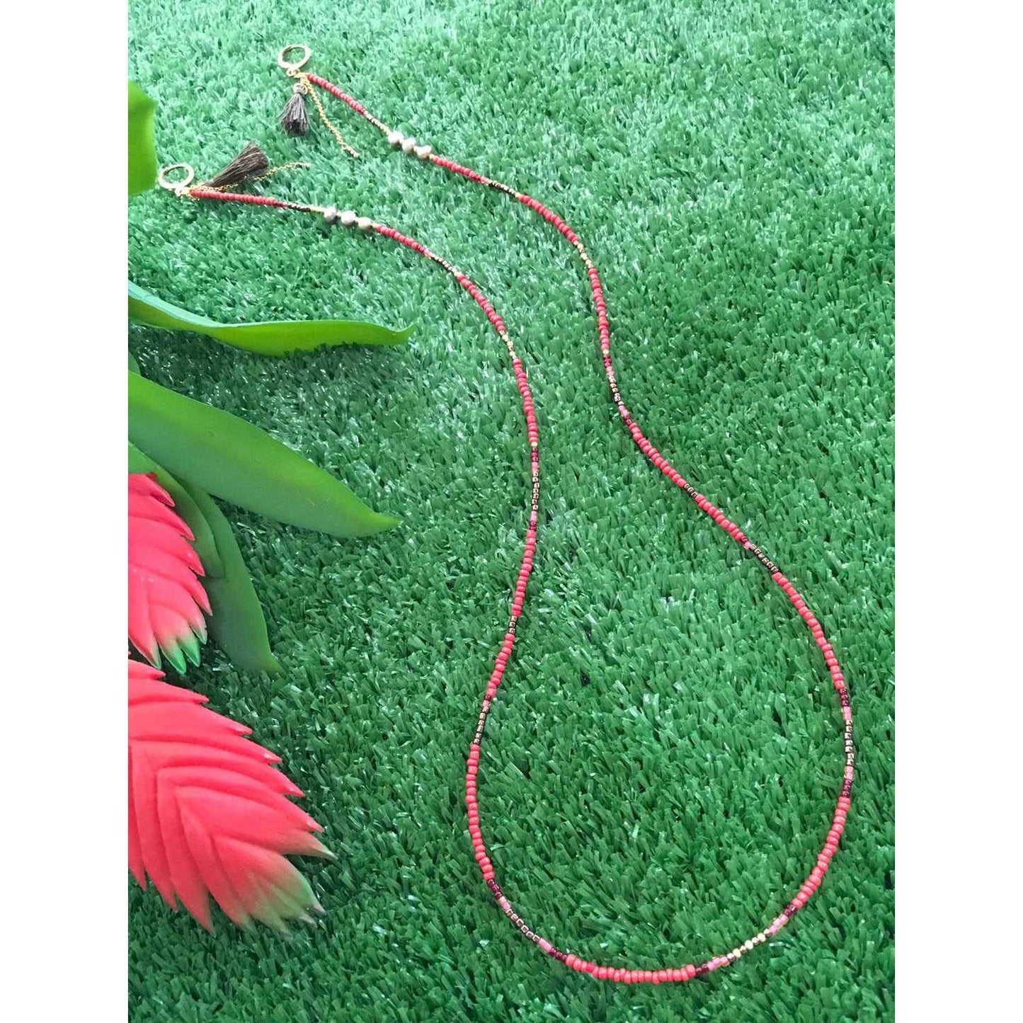 Cindy Bead & Tassel Sunglass Chain - Thailand