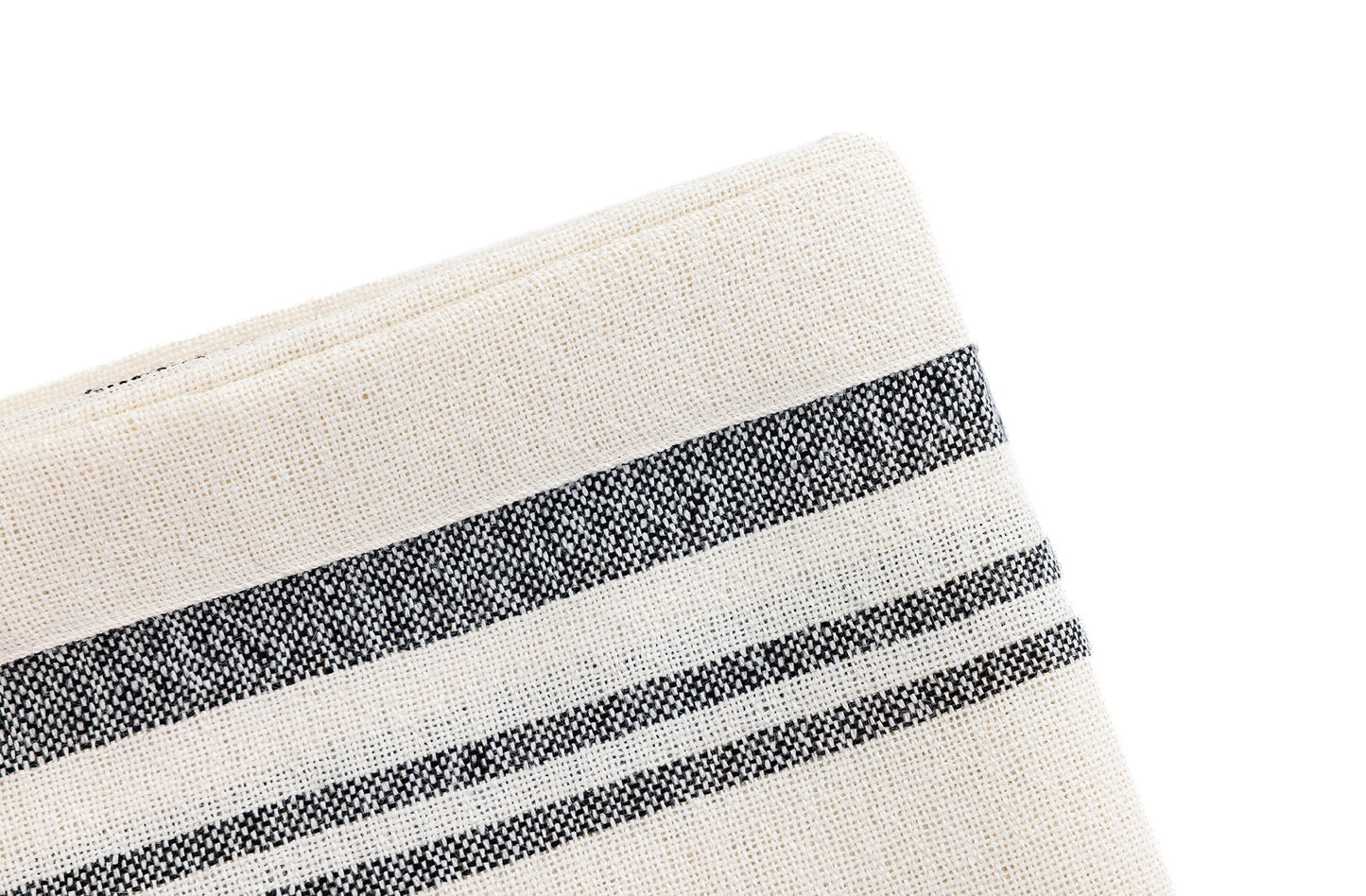 Handloomed 100% Alpaca Throw Blanket from Peru - Ink & Ivory Horizon - Miska Collection