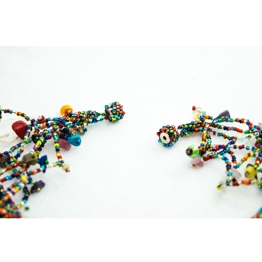 Luzy Seed Bead Necklace with Magnetic Closure - Guatemala
