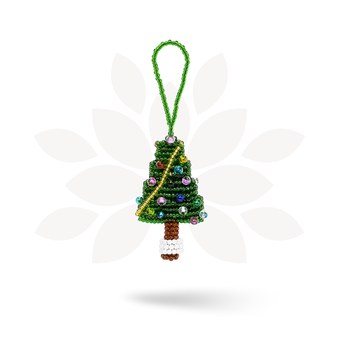 Tree Seed Bead Ornament - Guatemala