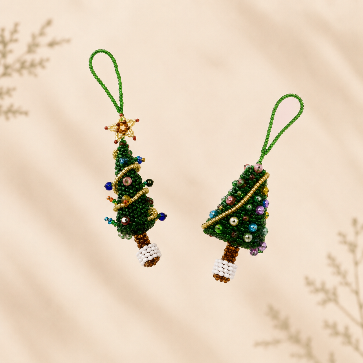 Tree Seed Bead Ornament - Guatemala