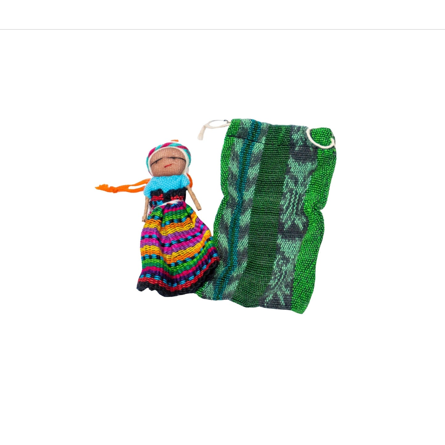 Worry Doll Ornament with Gift Bag + Story - Guatemala