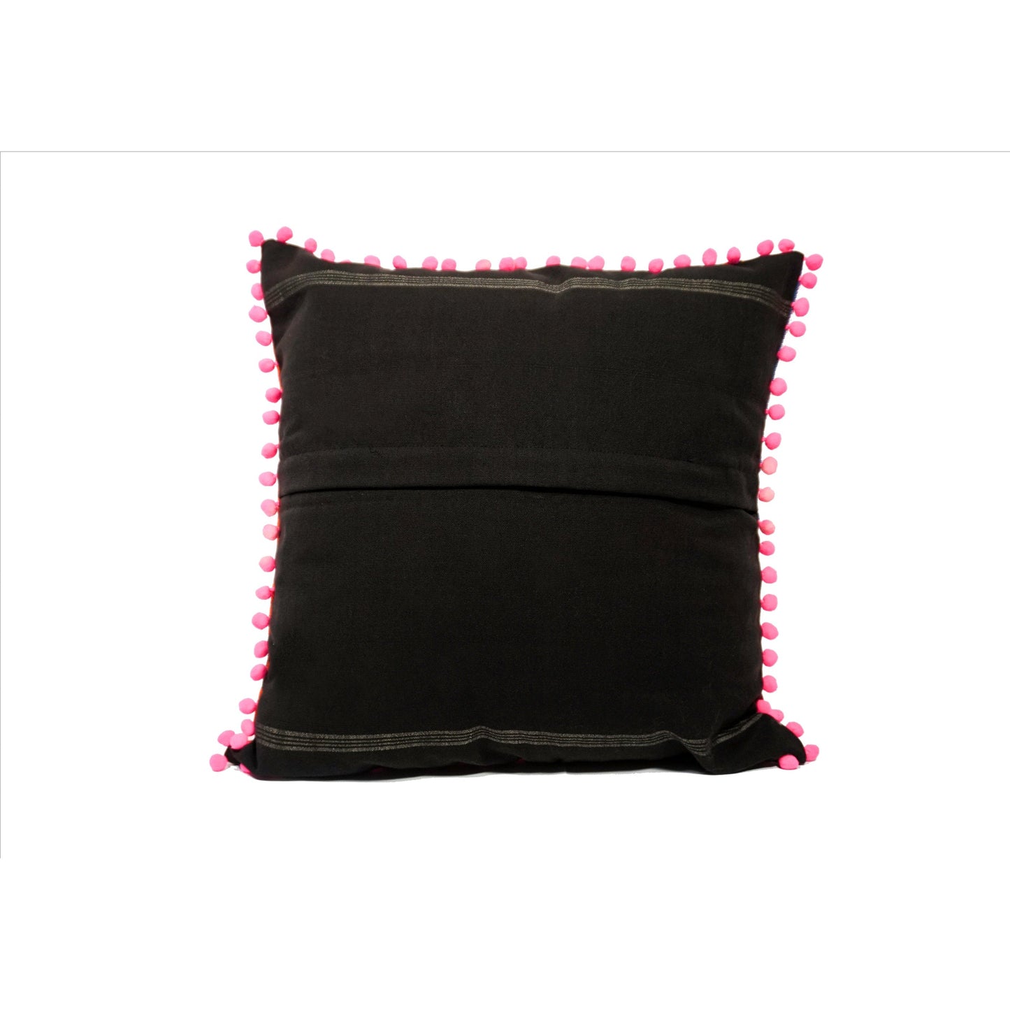 Hacienda Sarape Striped Colorful Pillow Cover Handwoven in Guatemala
