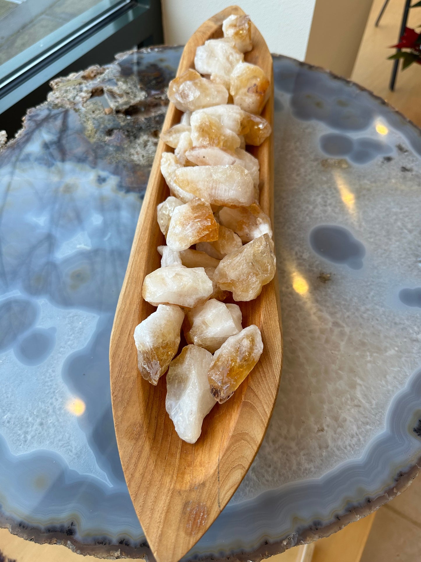 Large Citrine Chunk Rough