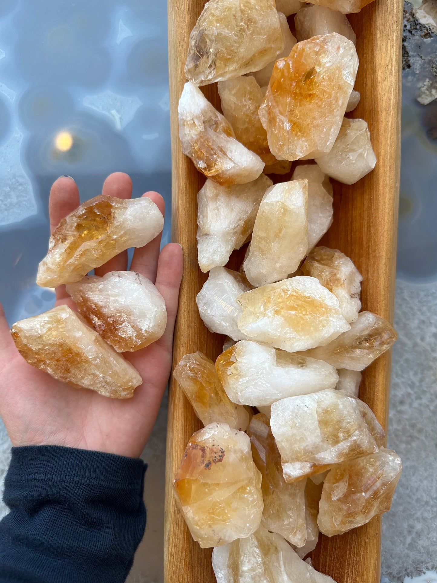 Large Citrine Chunk Rough