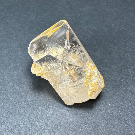 Golden Topaz Crystal from Shigar Valley, Skardu, Pakistan