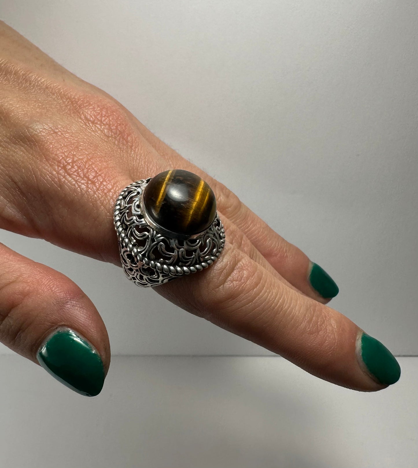 Tiger's Eye Ring - Size 5.5