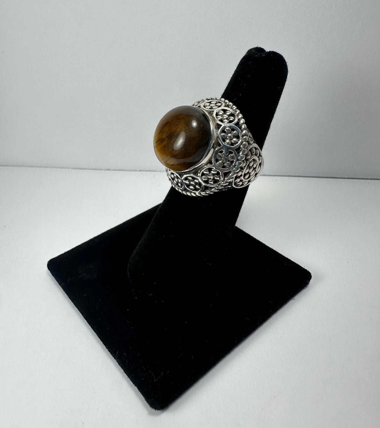 Tiger's Eye Ring - Size 6