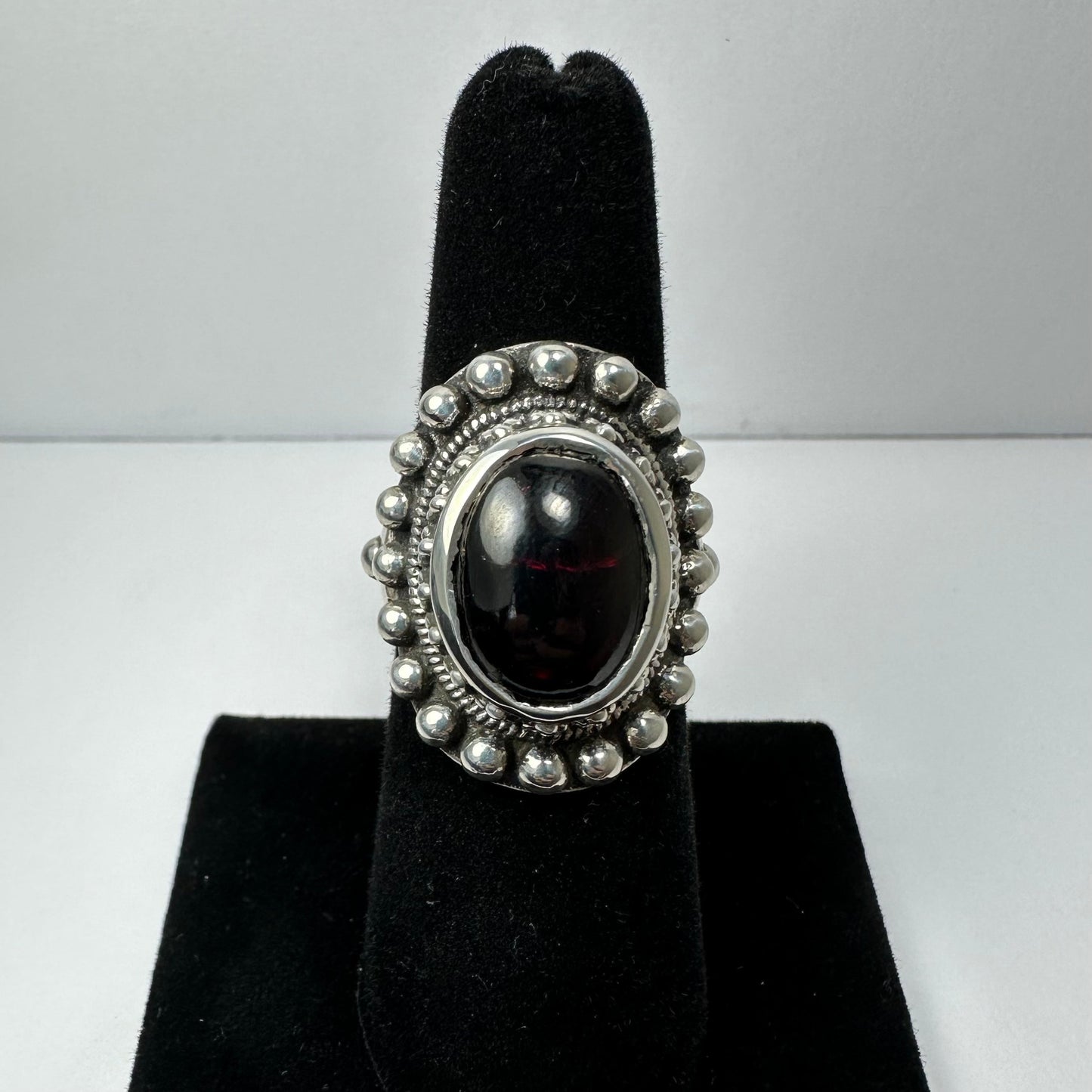 Garnet Ring - Size 6.5