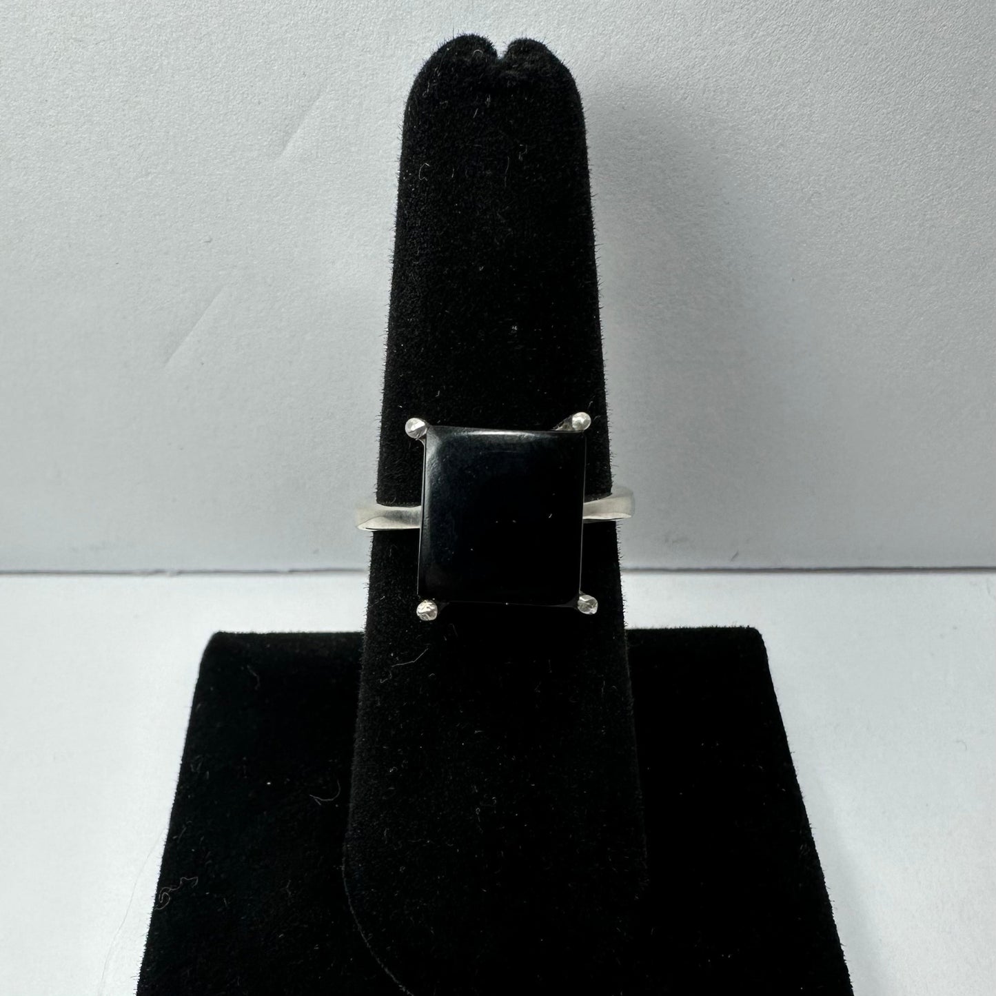 Black Onyx Ring - Size 6.5