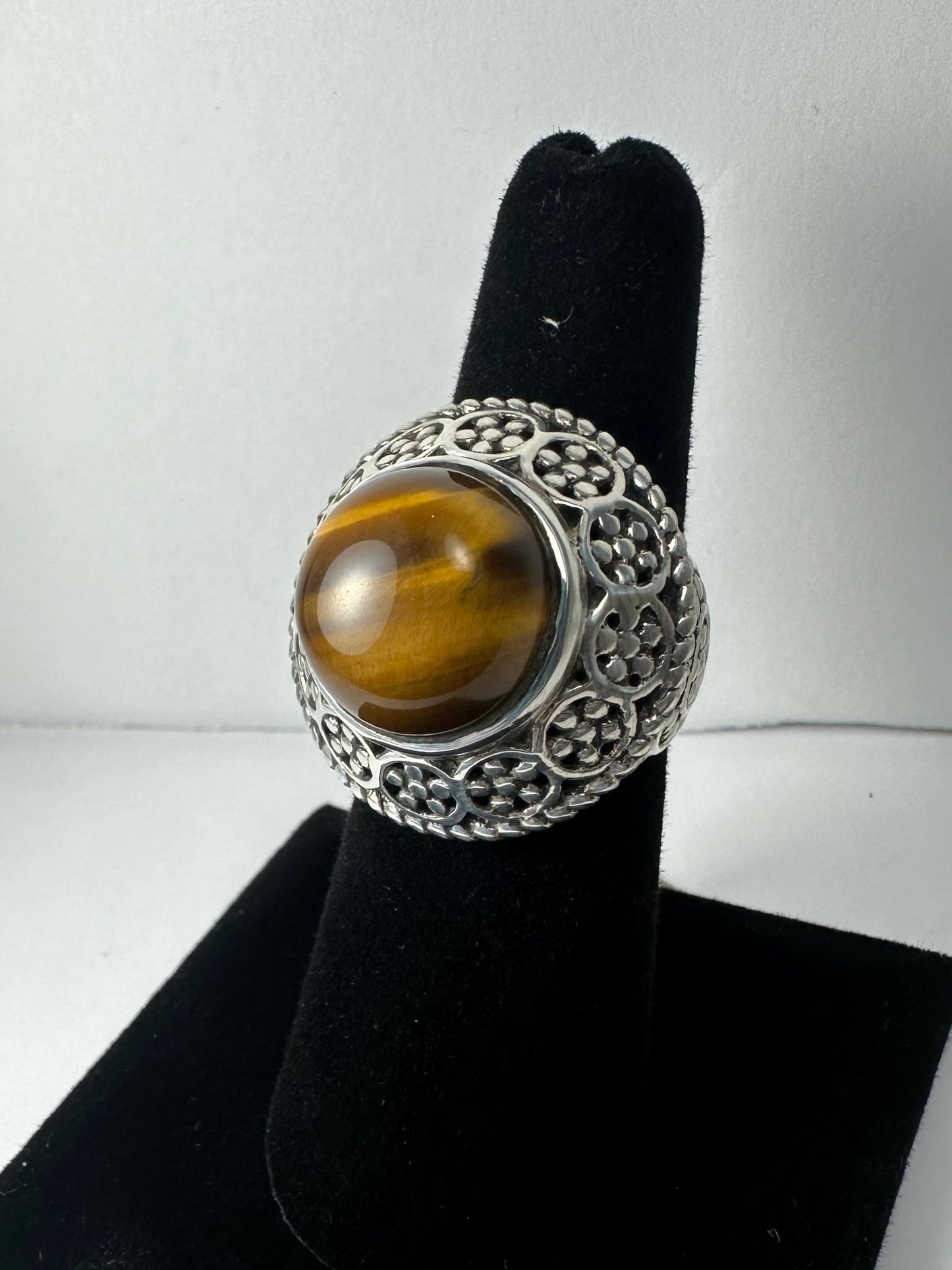Tiger's Eye Ring - Size 6