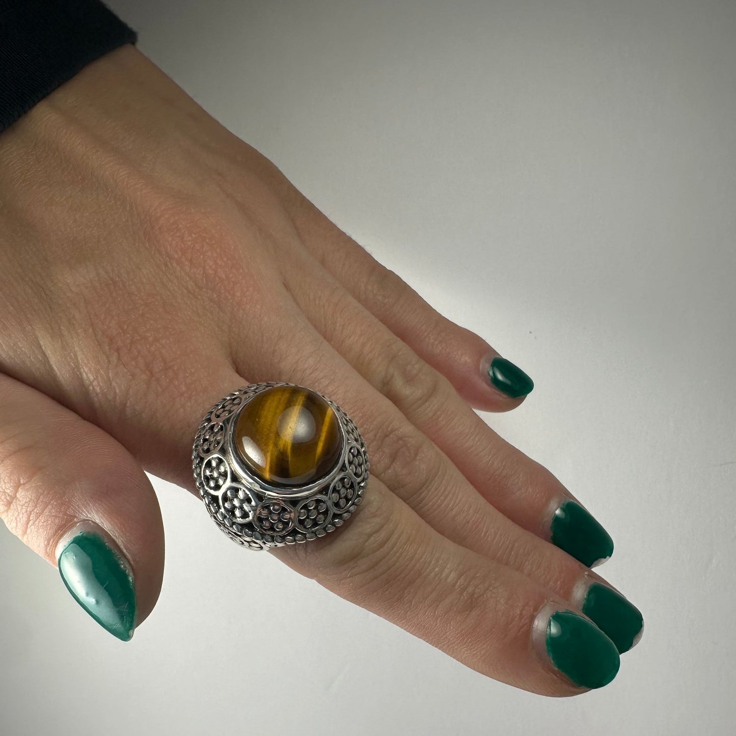 Tiger's Eye Ring - Size 6