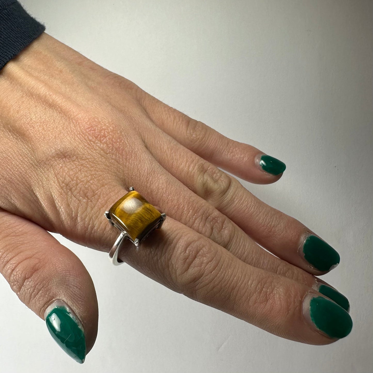 Tiger's Eye Ring - Size 7