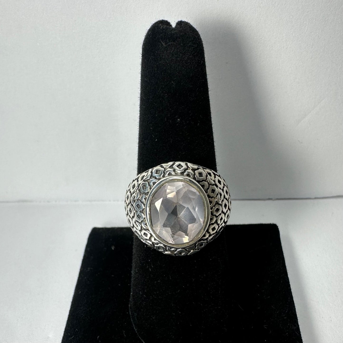 Rose Quartz Ring - Size 7