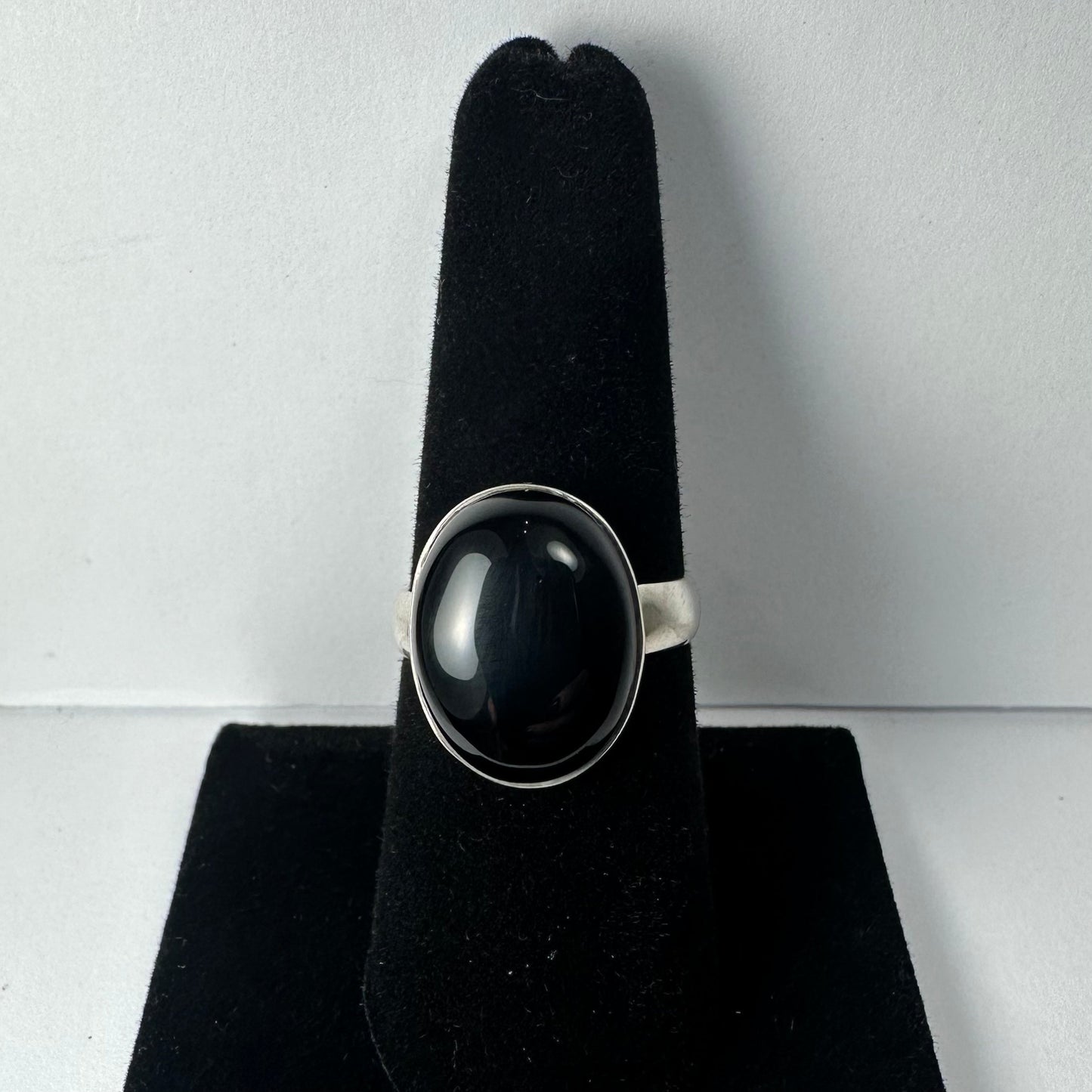 Black Onyx Ring - Size 7