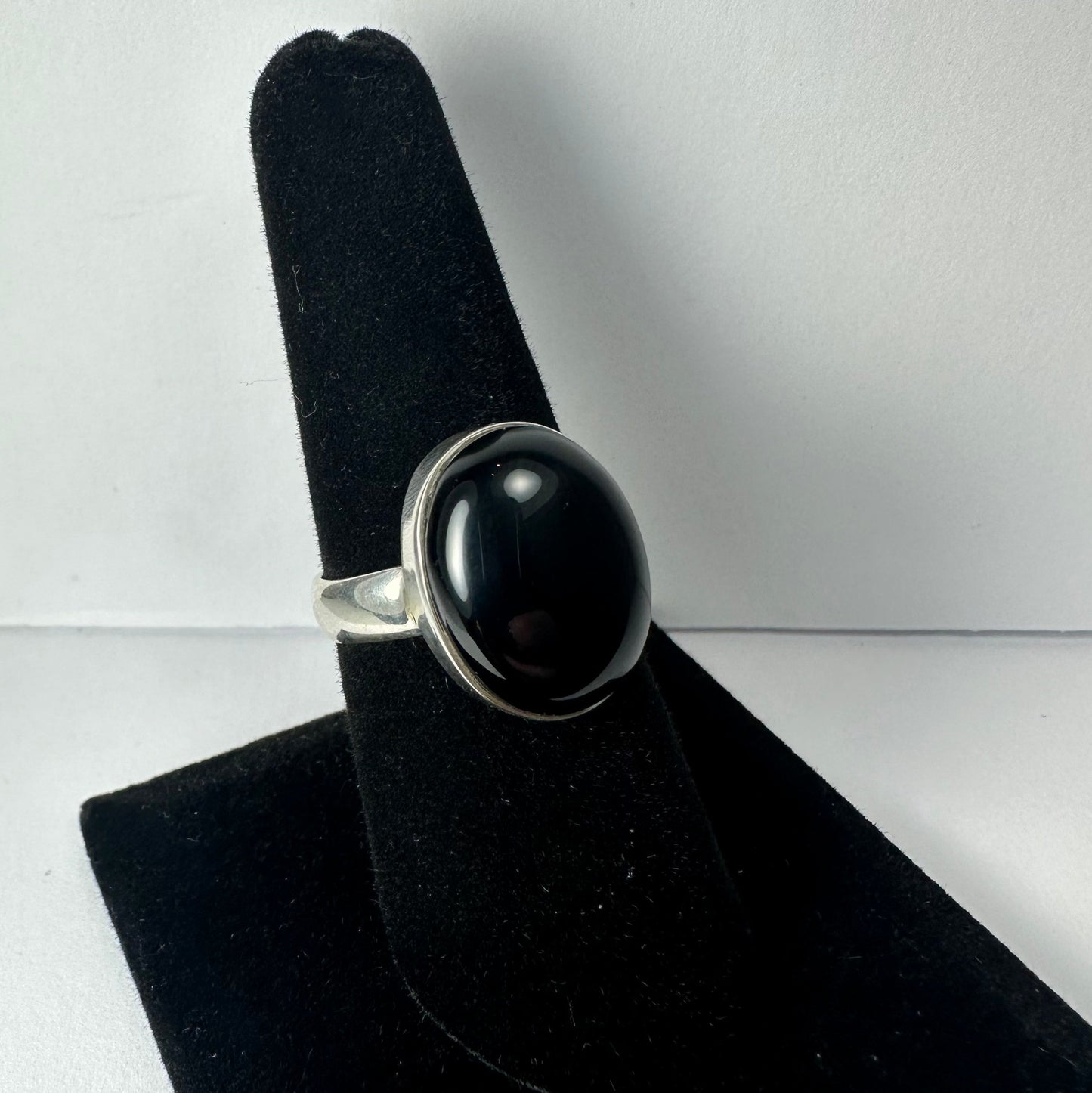 Black Onyx Ring - Size 7