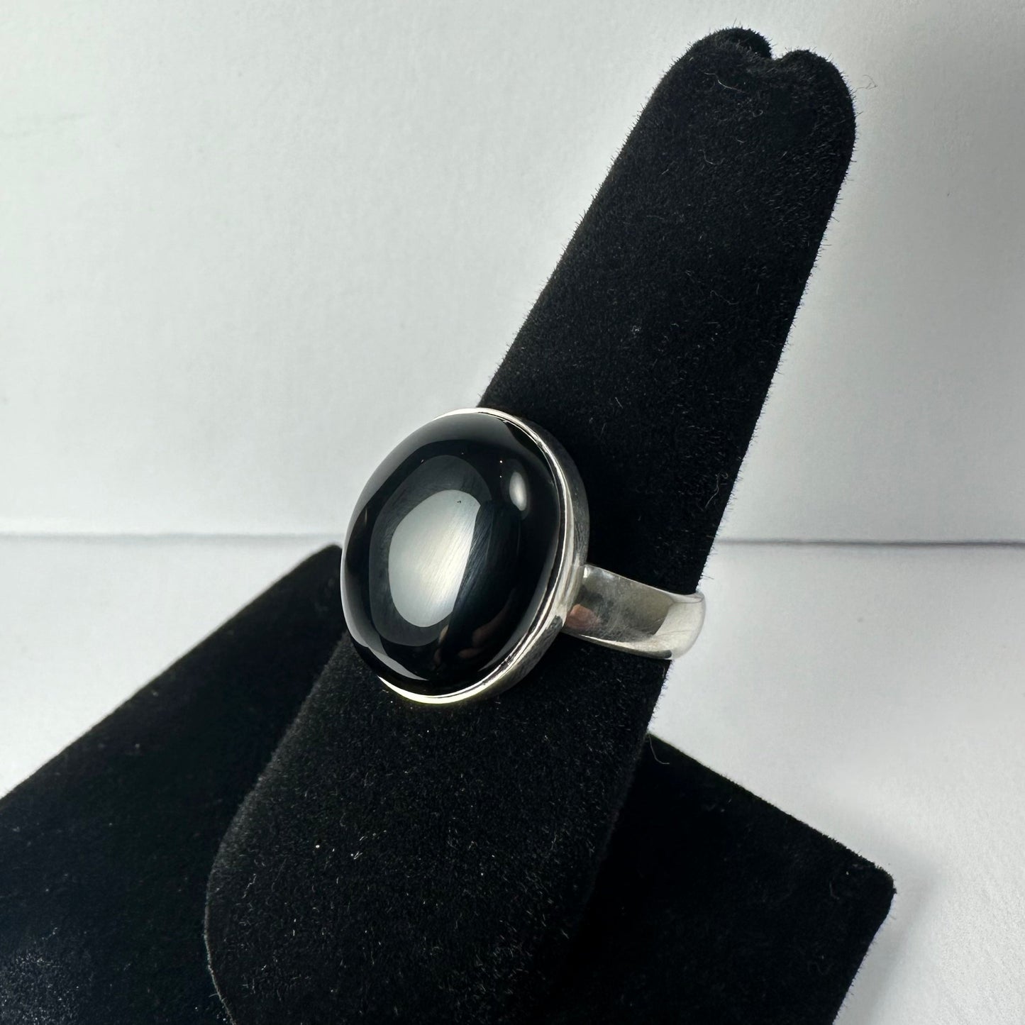 Black Onyx Ring - Size 7