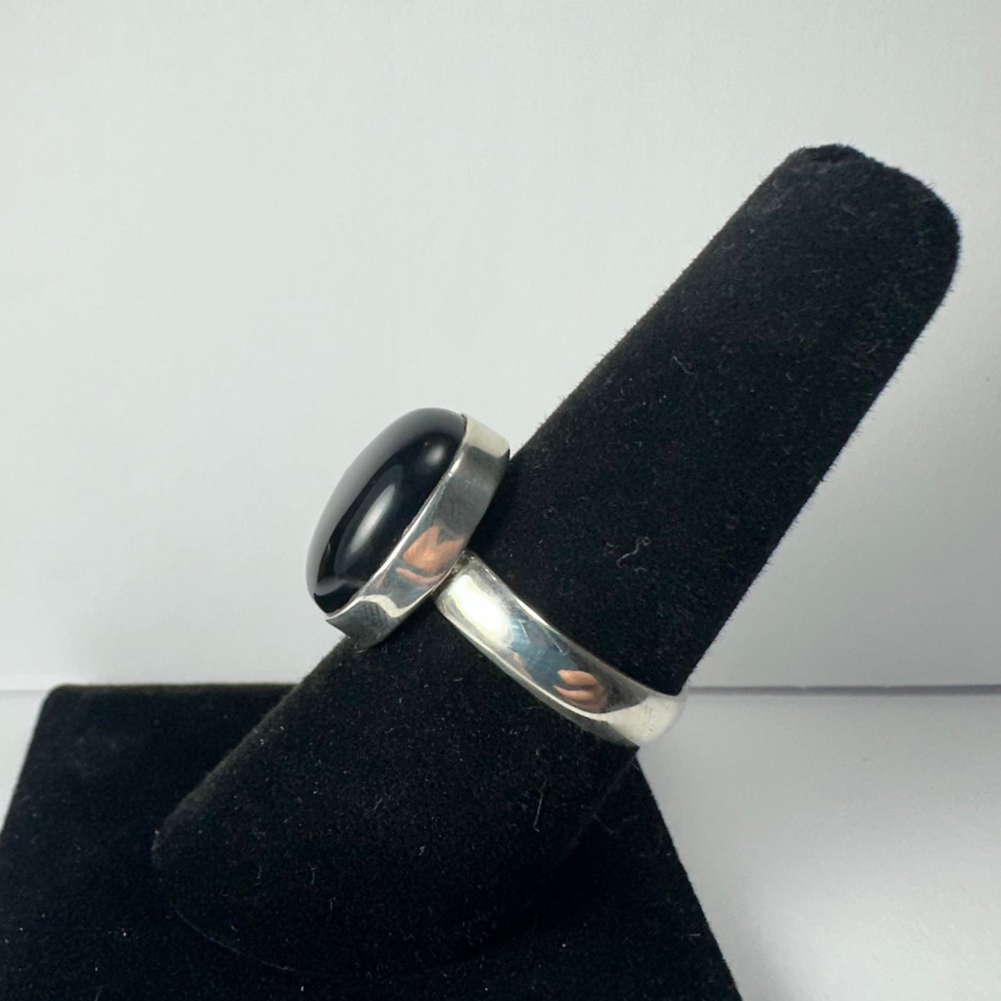 Black Onyx Ring - Size 7