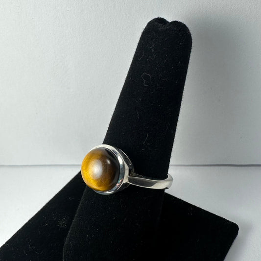 Tiger's Eye Ring - Size 8