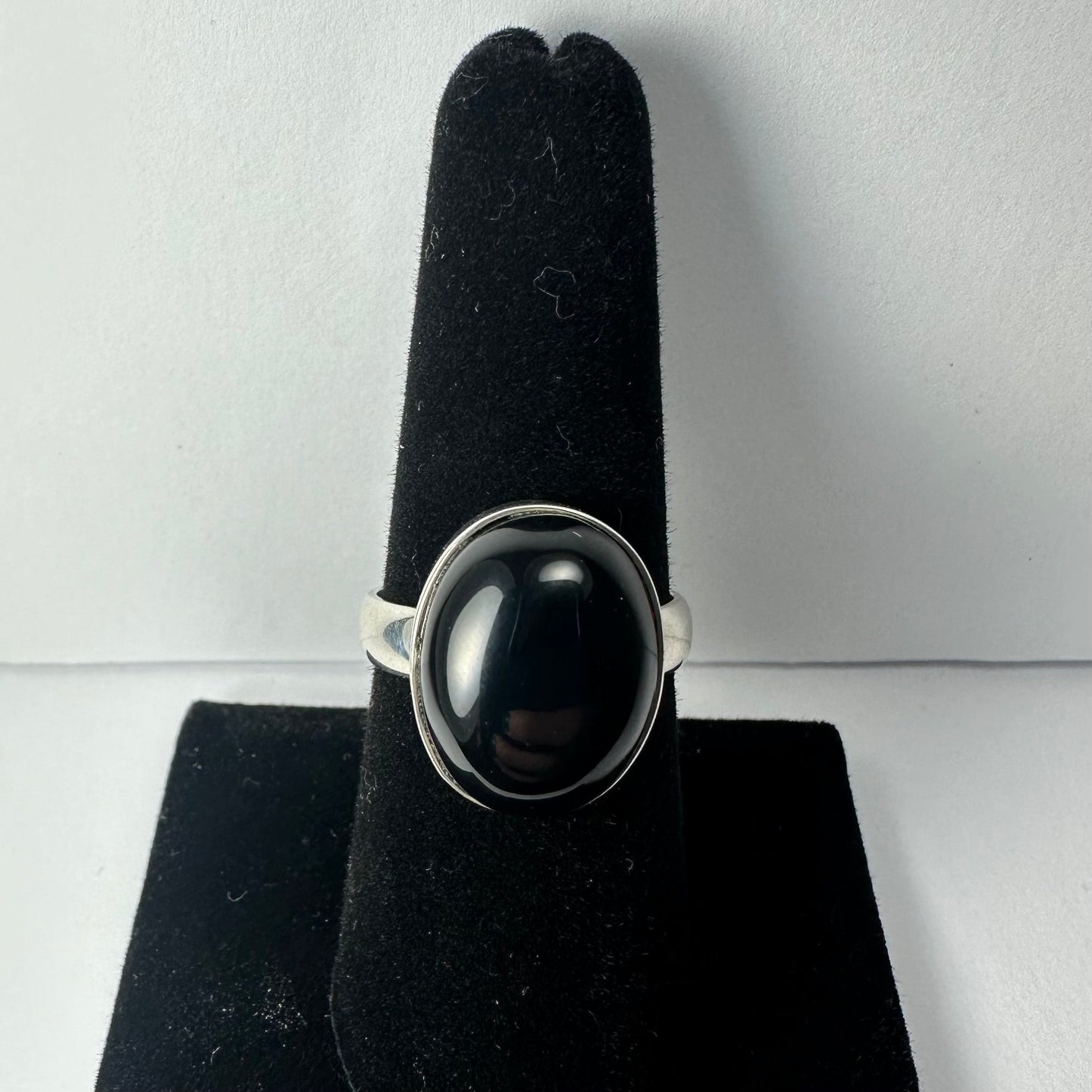 Black Onyx Ring - Size 8