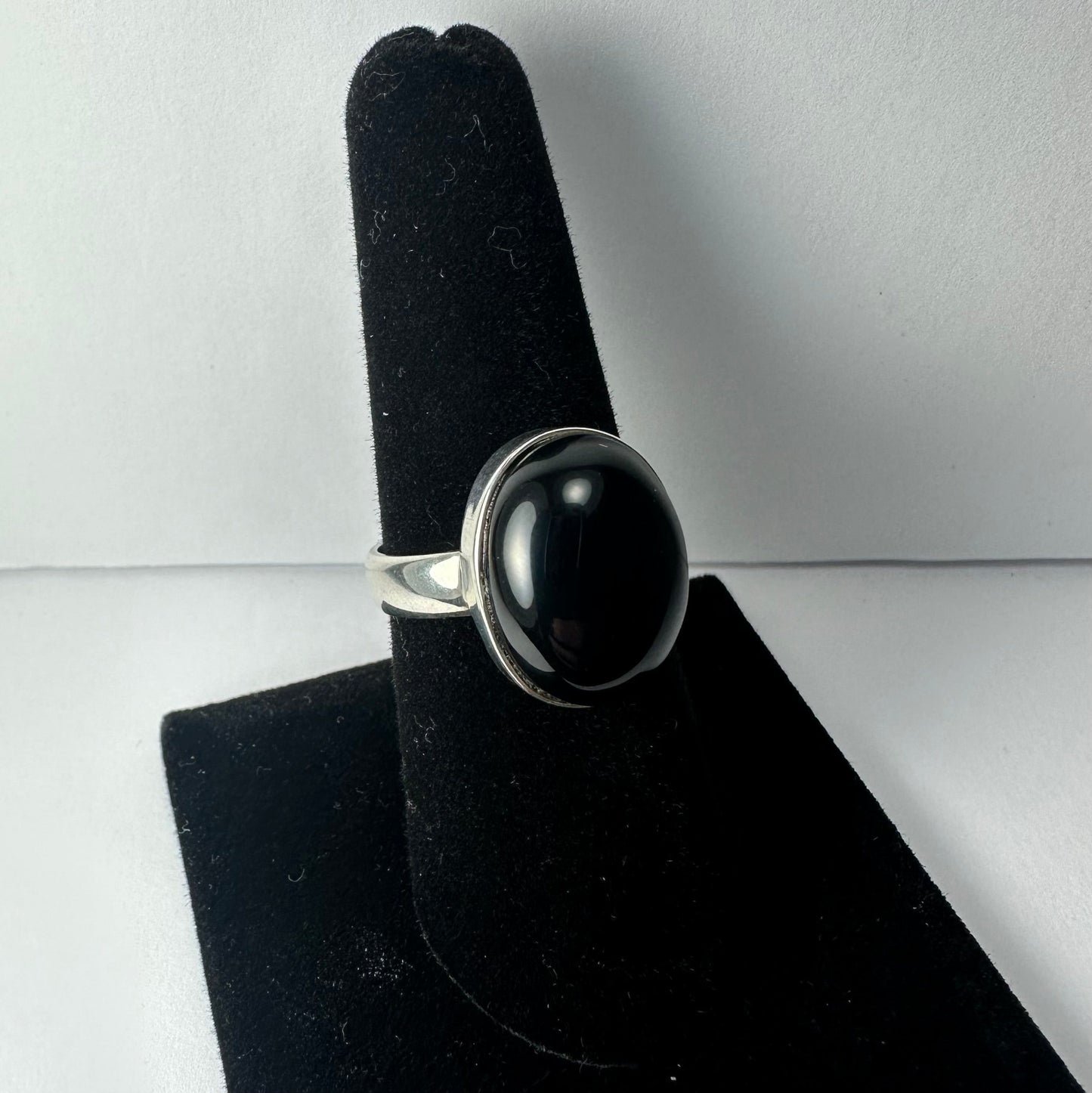 Black Onyx Ring - Size 8
