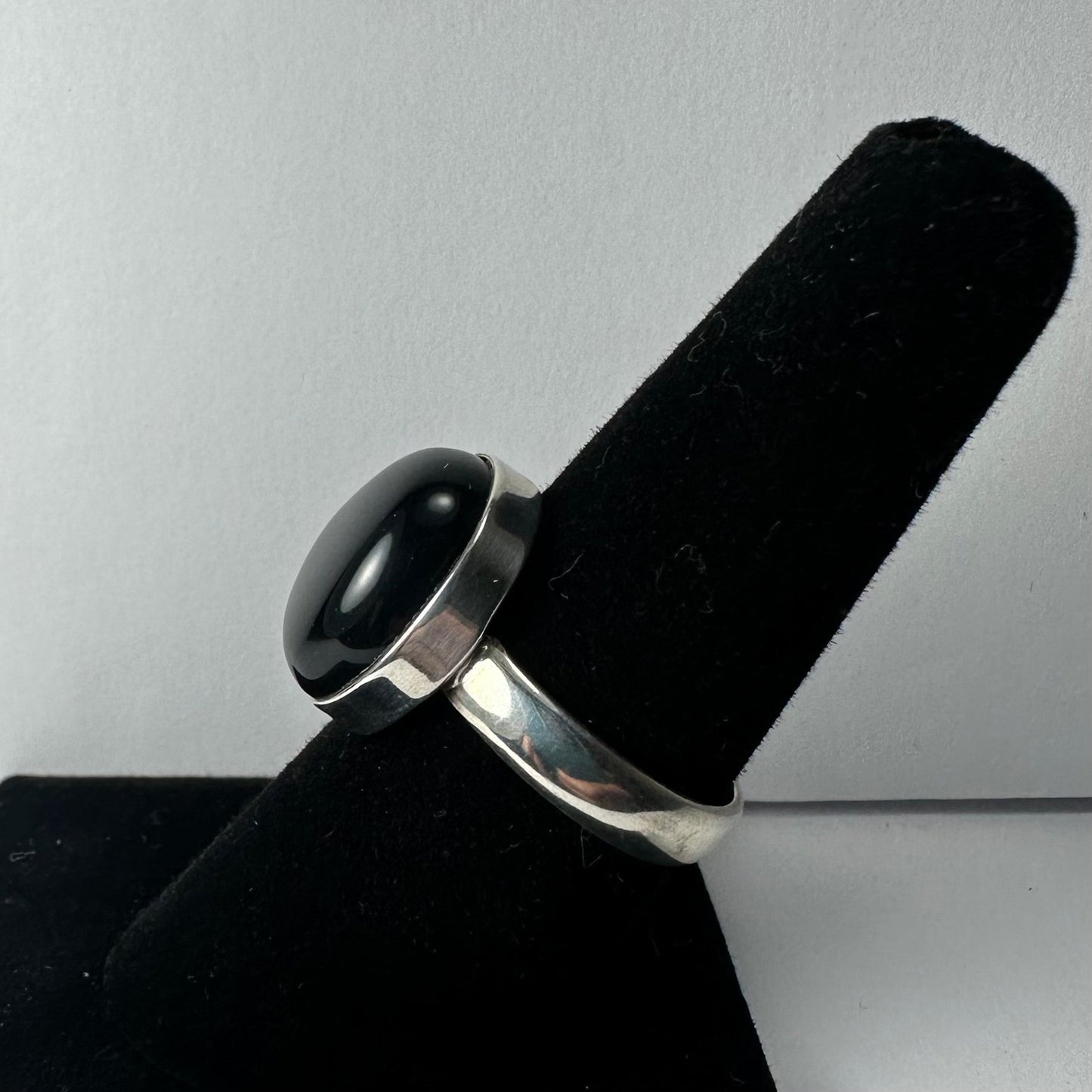Black Onyx Ring - Size 8