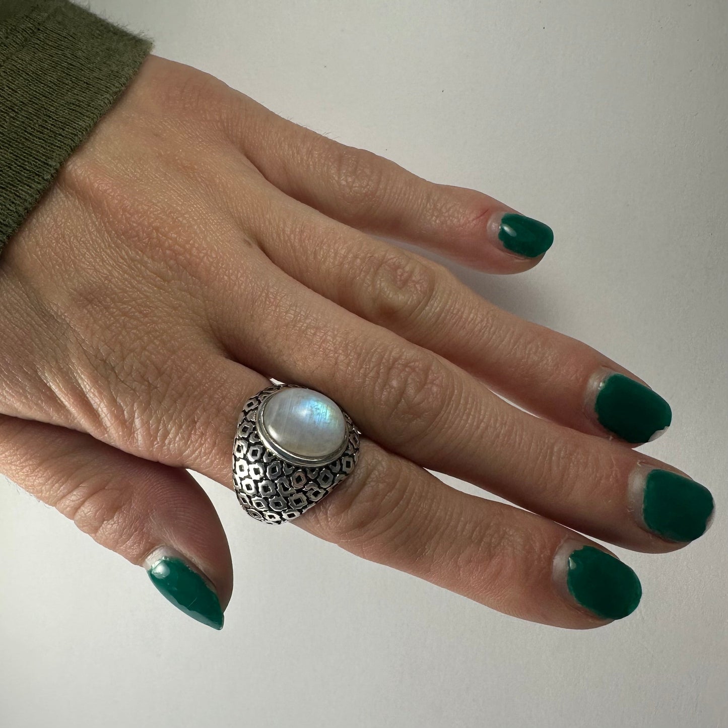 Moonstone Ring - Size 6.5