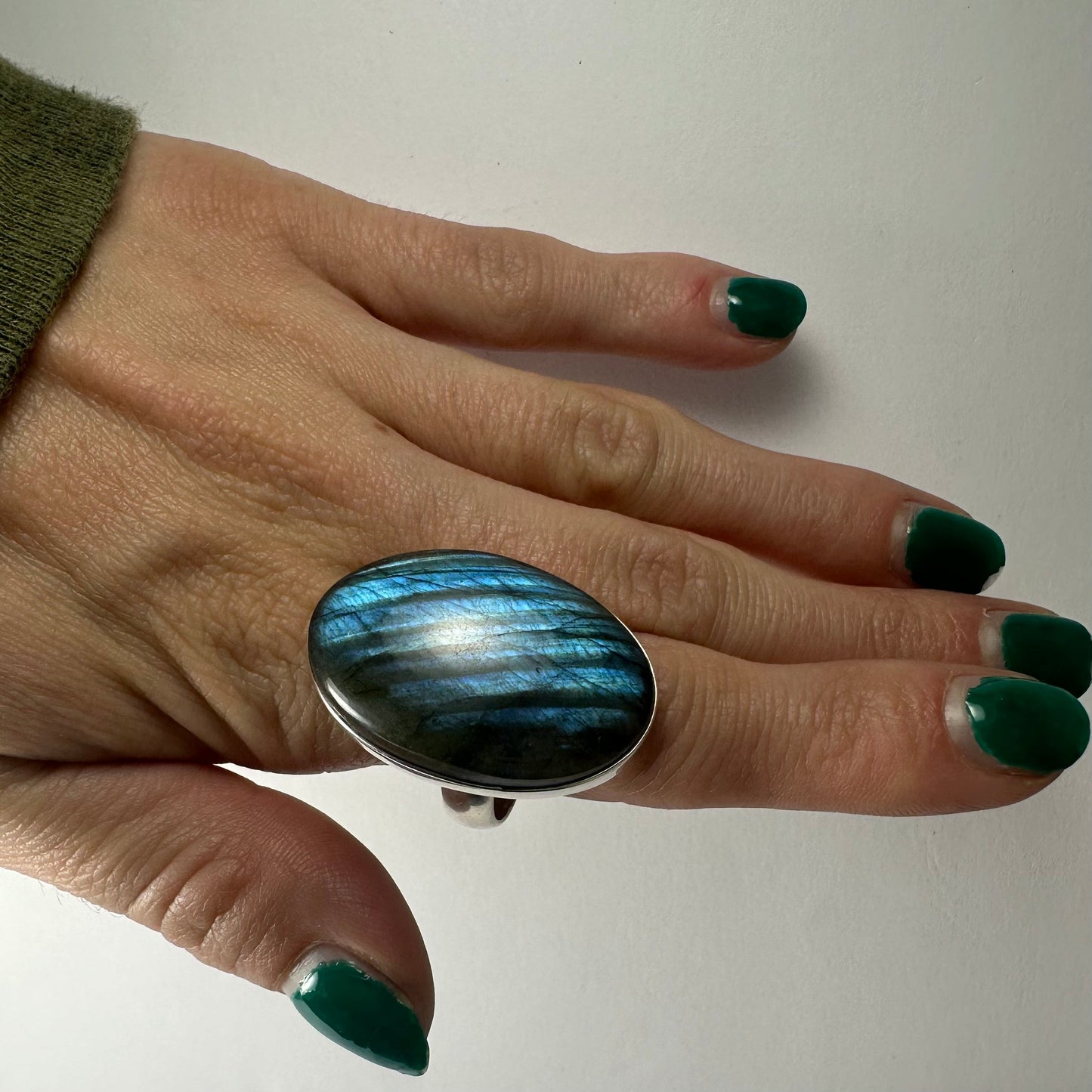 Labradorite Ring - Size 9.5