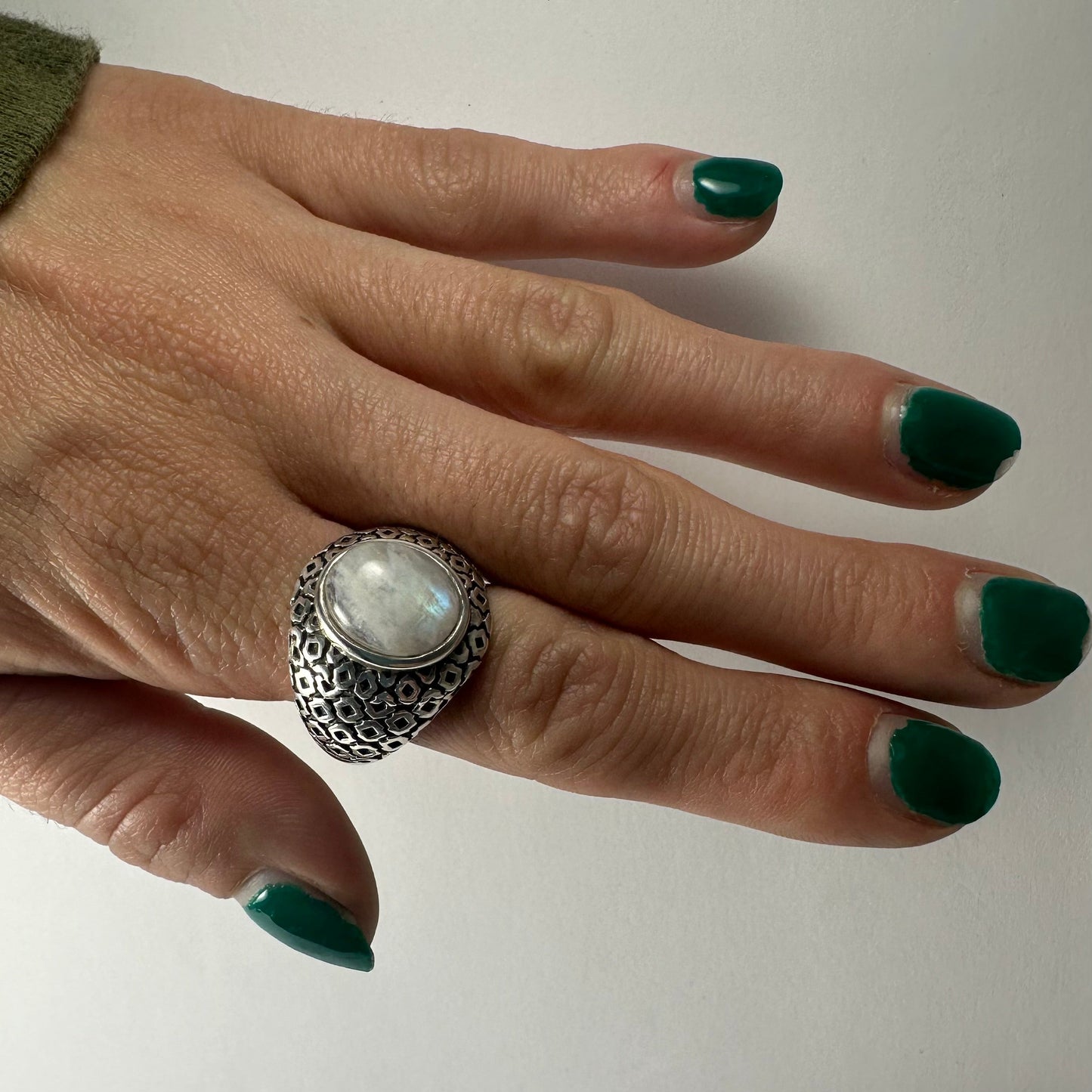 Moonstone Ring - Size 8.5