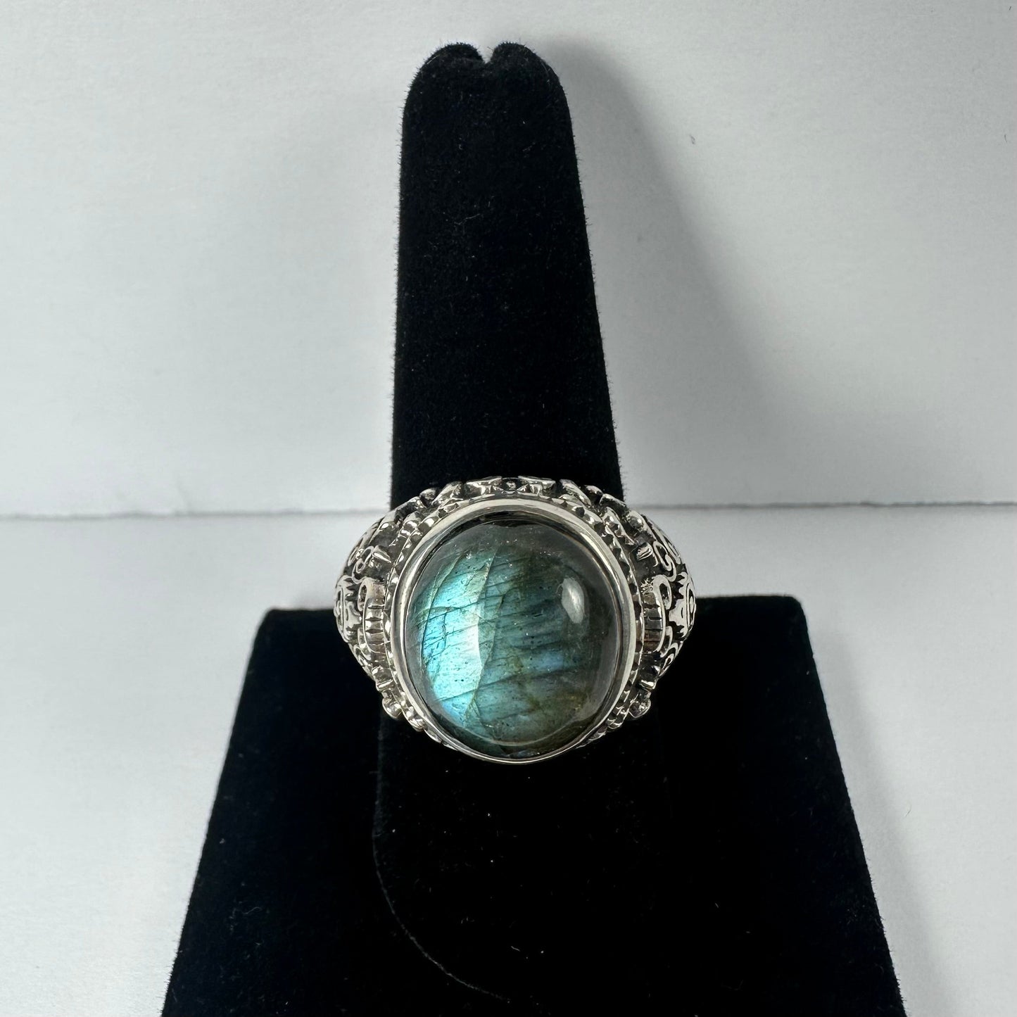 Labradorite Ring - Size 9