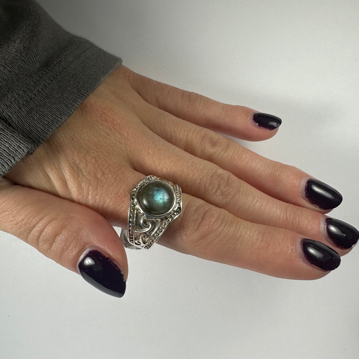 Labradorite Ring - Size 8.5
