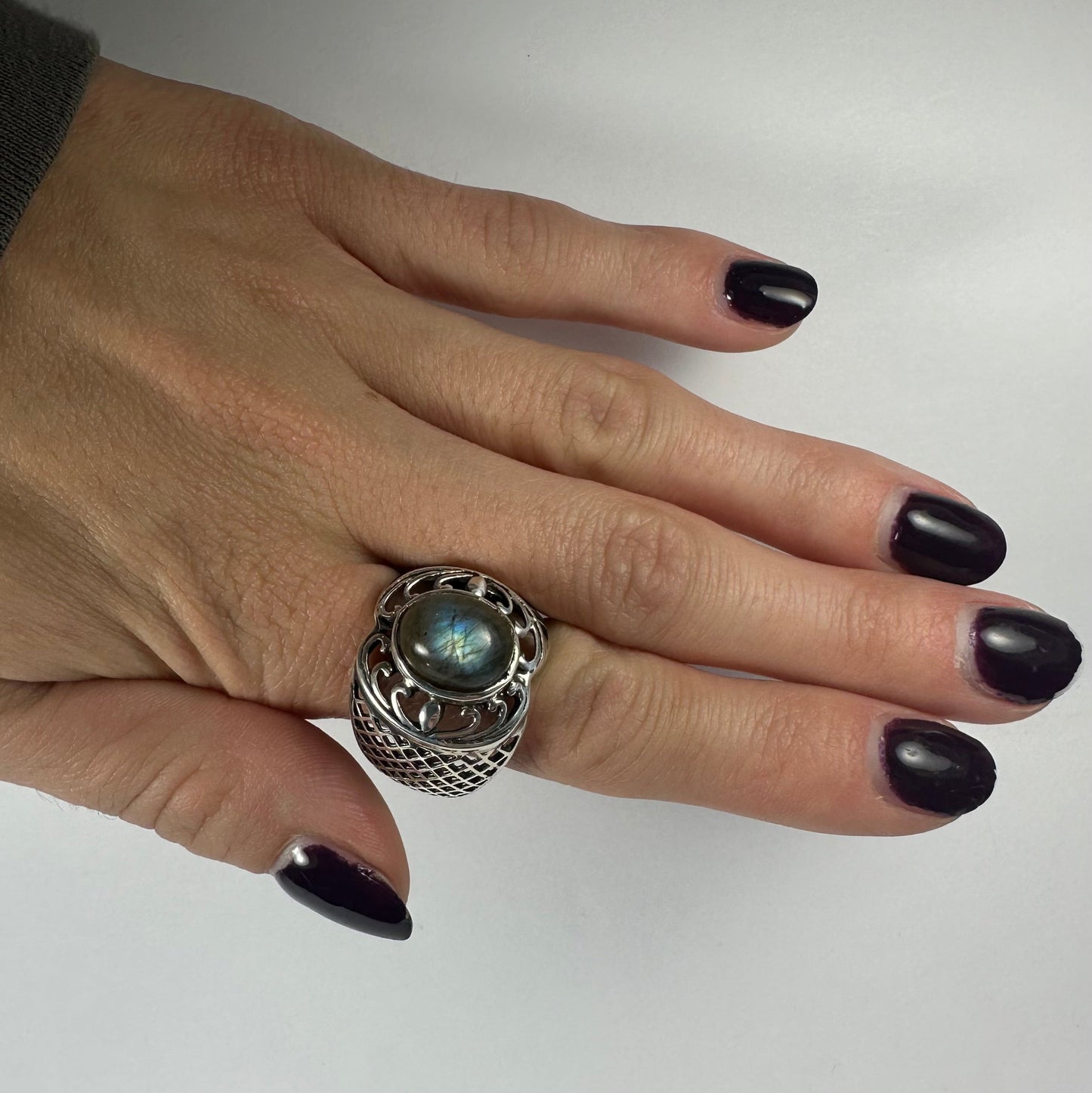 Labradorite Ring - Size 8.5