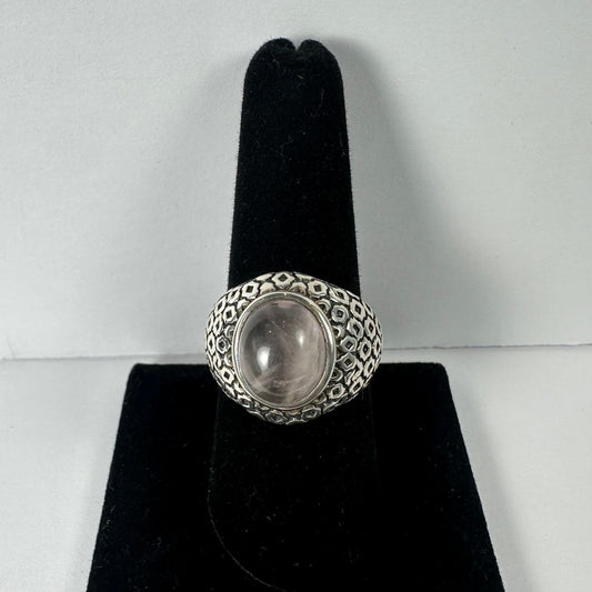 Rose Quartz Ring - Size 8.5