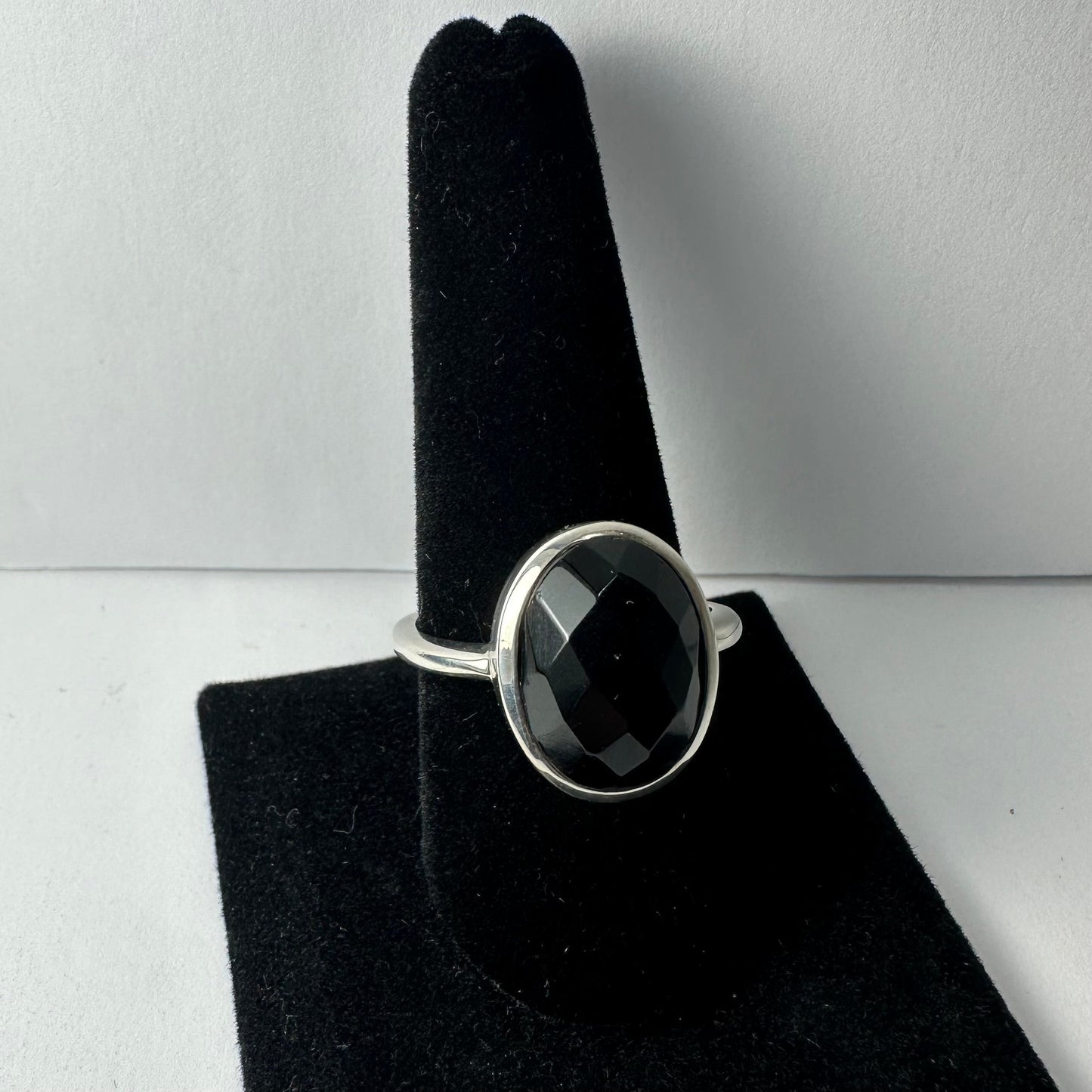 Black Onyx Ring - Size 11.5