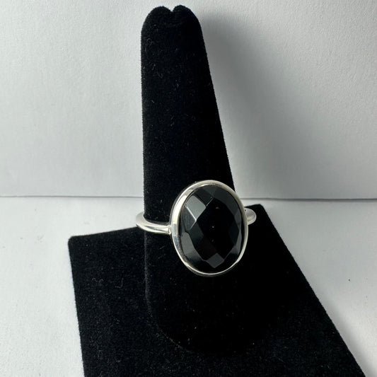 Black Onyx Ring - Size 11.5