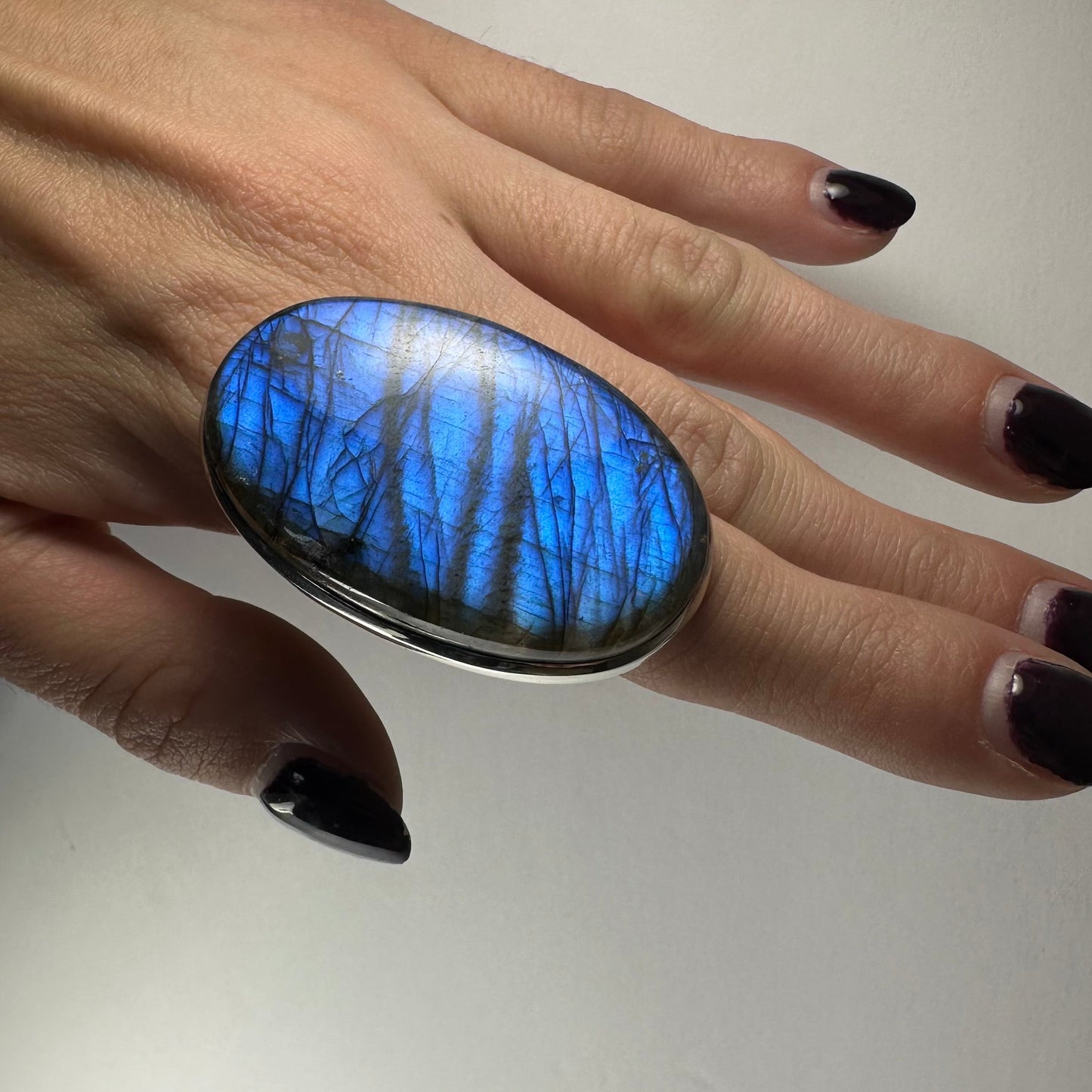 Labradorite Ring - Size 10.5