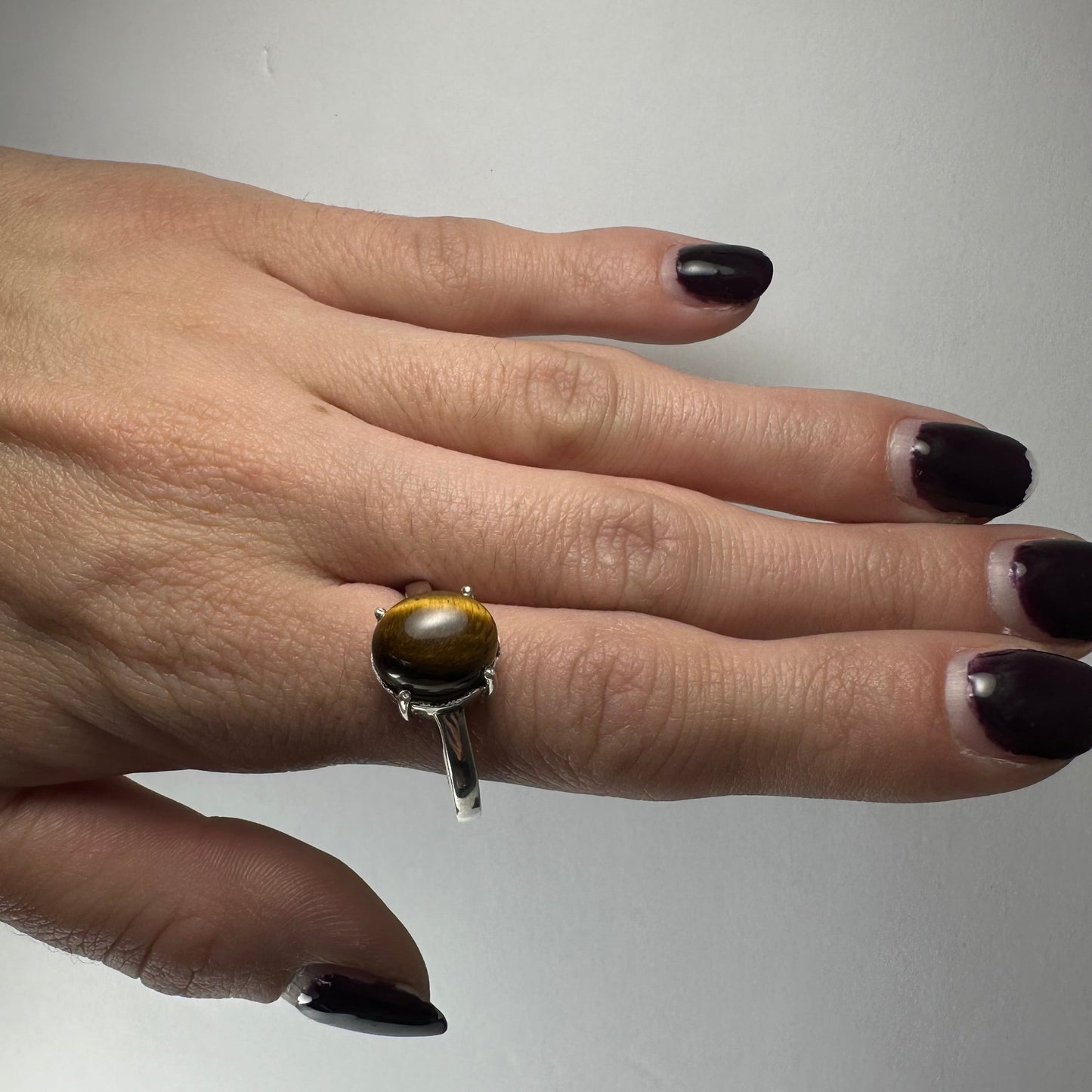 Tiger Eye Ring - Size 11