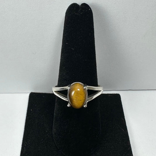 Tiger Eye Ring - Size 12