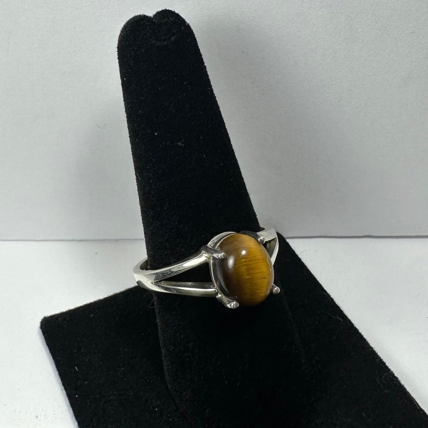 Tiger Eye Ring - Size 12