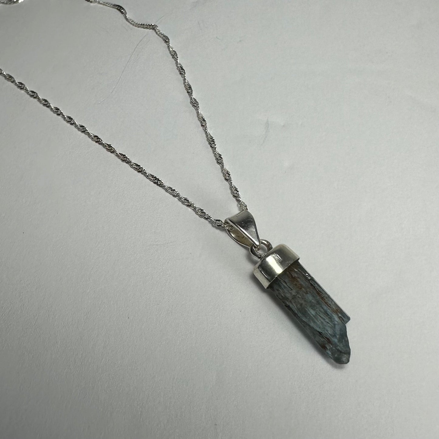 Natural Aquamarine Beryl Pendant