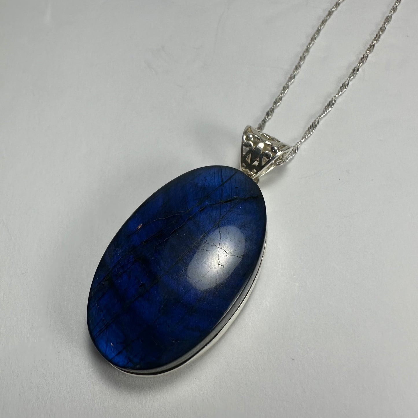 Labradorite Teardrop Pendant