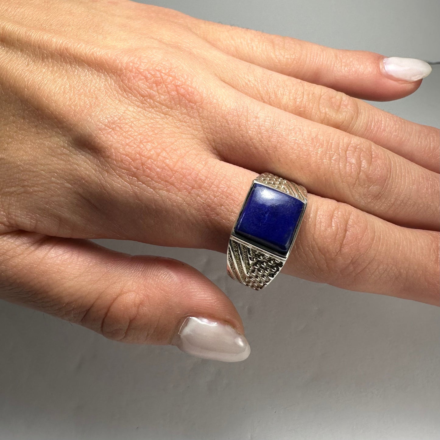 Lapis Lazuli Ring - Size 10.5