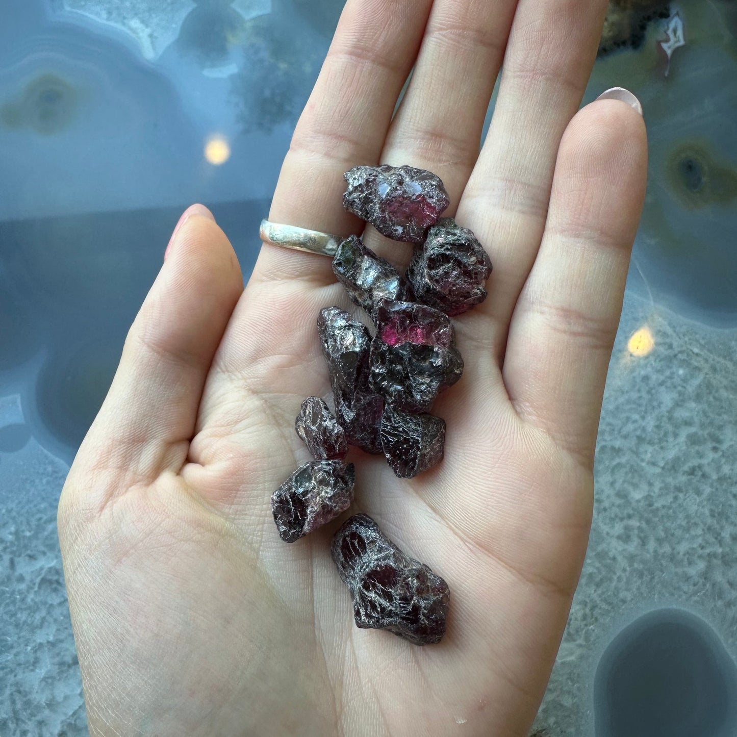 Pyrope Garnet Rough Specimen Bag 35g